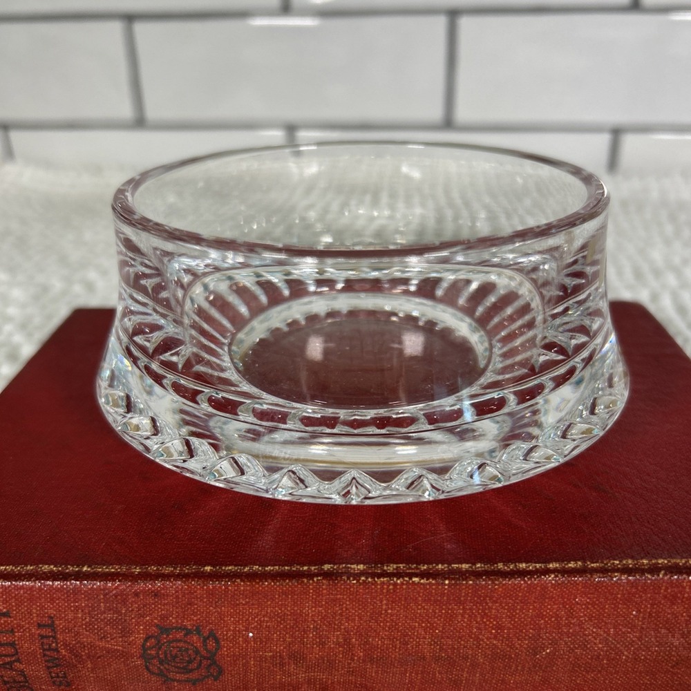 Vintage Gorham Nachtmann Full Lead Crystal Trinket Candy Dish/Bowl West Germany